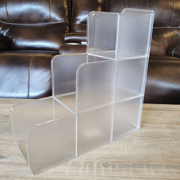Rubbermaid Spacemaker 3 Tier Supplies Bin - Frosted Clear - Picture 1 of 9